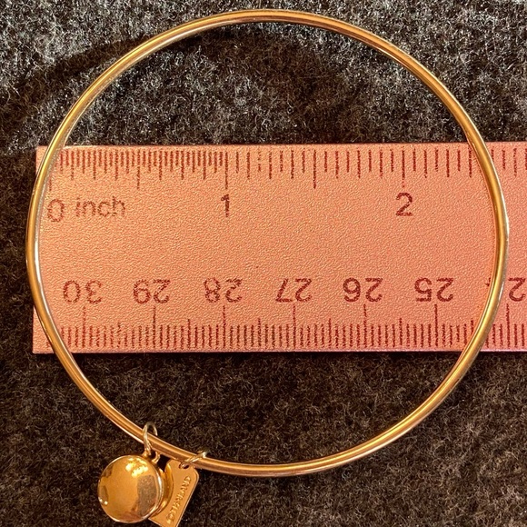 Coach Gold Plated Bracelet with Two Charms - Picture 3 of 5